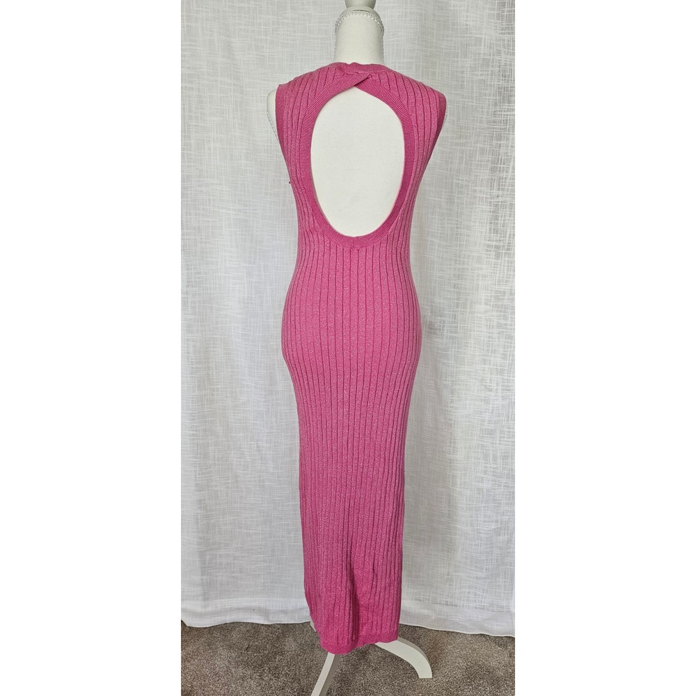 House of Harlow 1960 Strawberry Moon Maxi Dress Women M Pink Party Glam Wedding - Picture 2 of 6